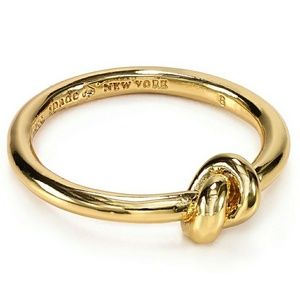 NWT Kate Spade Sailor's Knot Ring size 5 w/dustbag